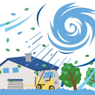 工場・倉庫の台風対策は万全ですか？ 屋根の経年劣化と再塗装・棟板金のチェックポイント
