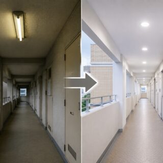 マンションの蛍光灯はLED照明へ！2026年から始まる蛍光ランプ規制と改修工事の必要性